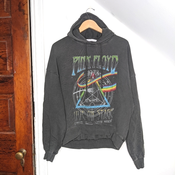 Daydreamer Tops - DAYDREAMER Pink Floyd 1973 Live on Stage Oversized Hoodie NEW Size XS